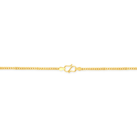 Spiral Carvings Gold Chain for Men