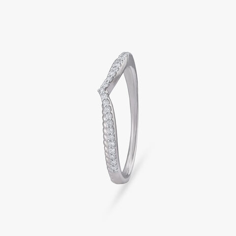 Petite Crown Diamond Ring