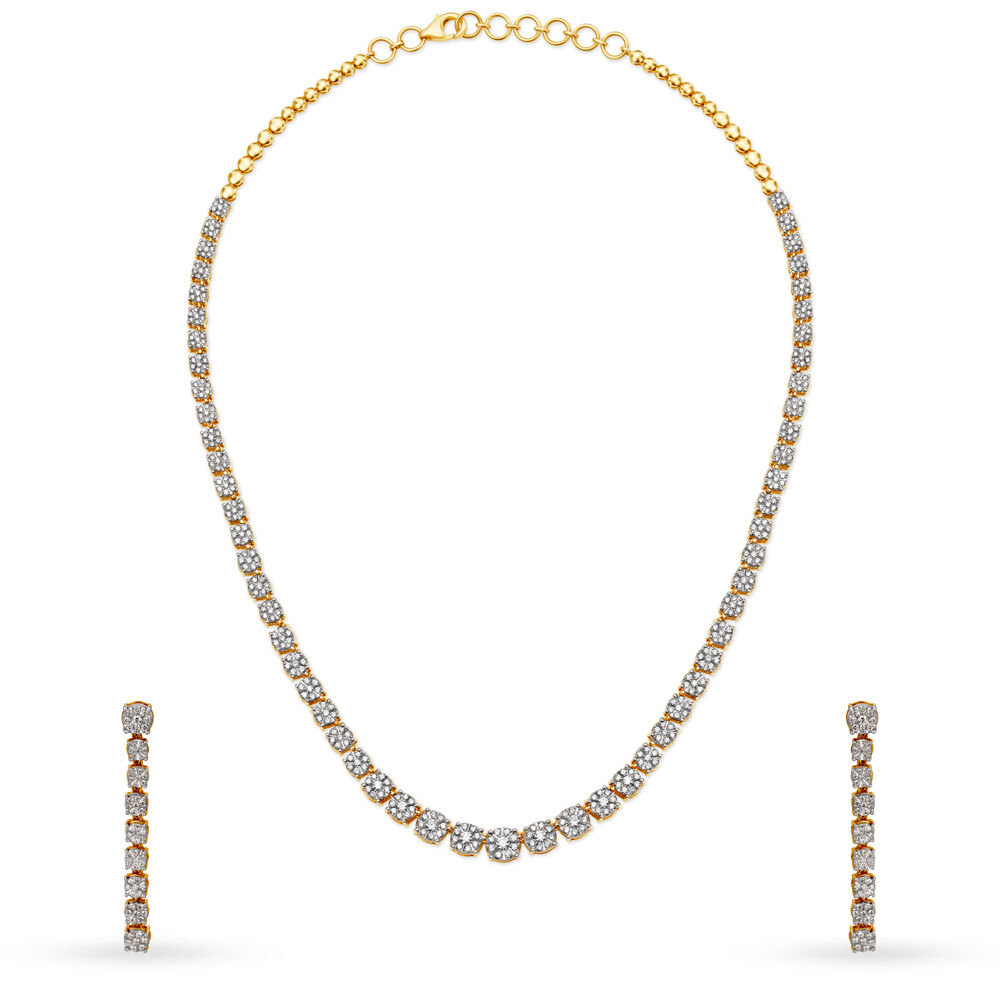 Tanishq online new arrivals diamond necklace