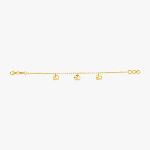 Tiny Tusker Gold Bracelet for Kids