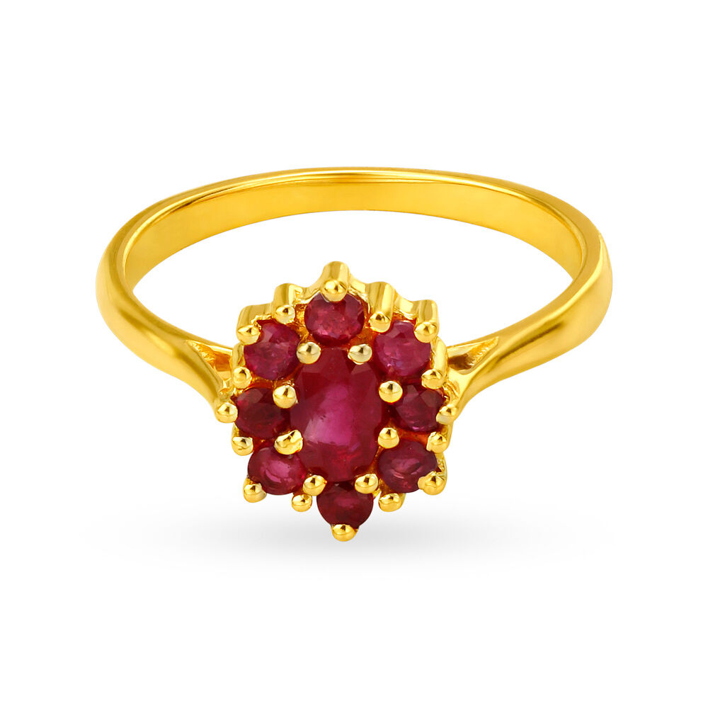 Ruby stone ring store price in tanishq