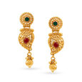 Majestic Gold Drop Earrings,,hi-res image number null