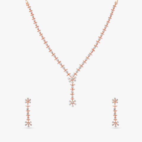 Ros Dewfall Diamond Necklace Set