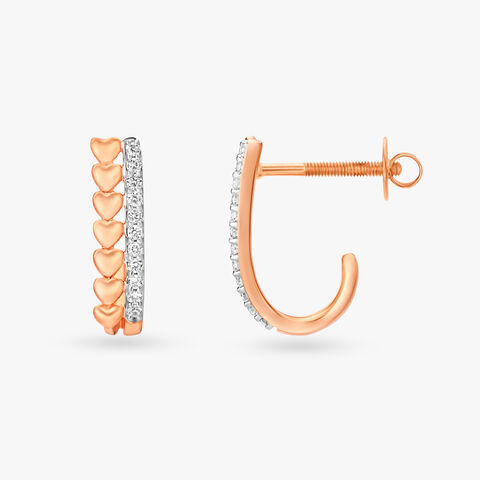 Petite Amour Diamond Stud Earrings