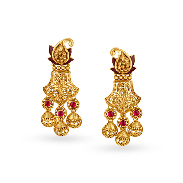 Imperial Traditional Gold Necklace Set,,hi-res image number null