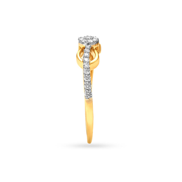 Dainty Bow Inspired Finger Ring,,hi-res image number null
