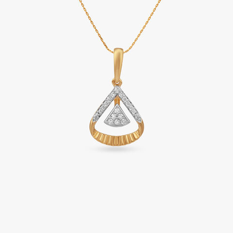 Prism Arc Diamond Pendant