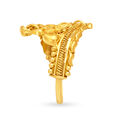 Shimmering Floral Pattern Beaded Finger Ring,,hi-res image number null