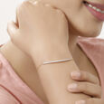 14 KT Yellow Gold Linear Diamond Bracelet,,hi-res image number null