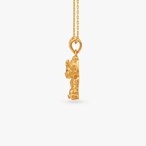 Bala Hanuman Gold Pendant for Men