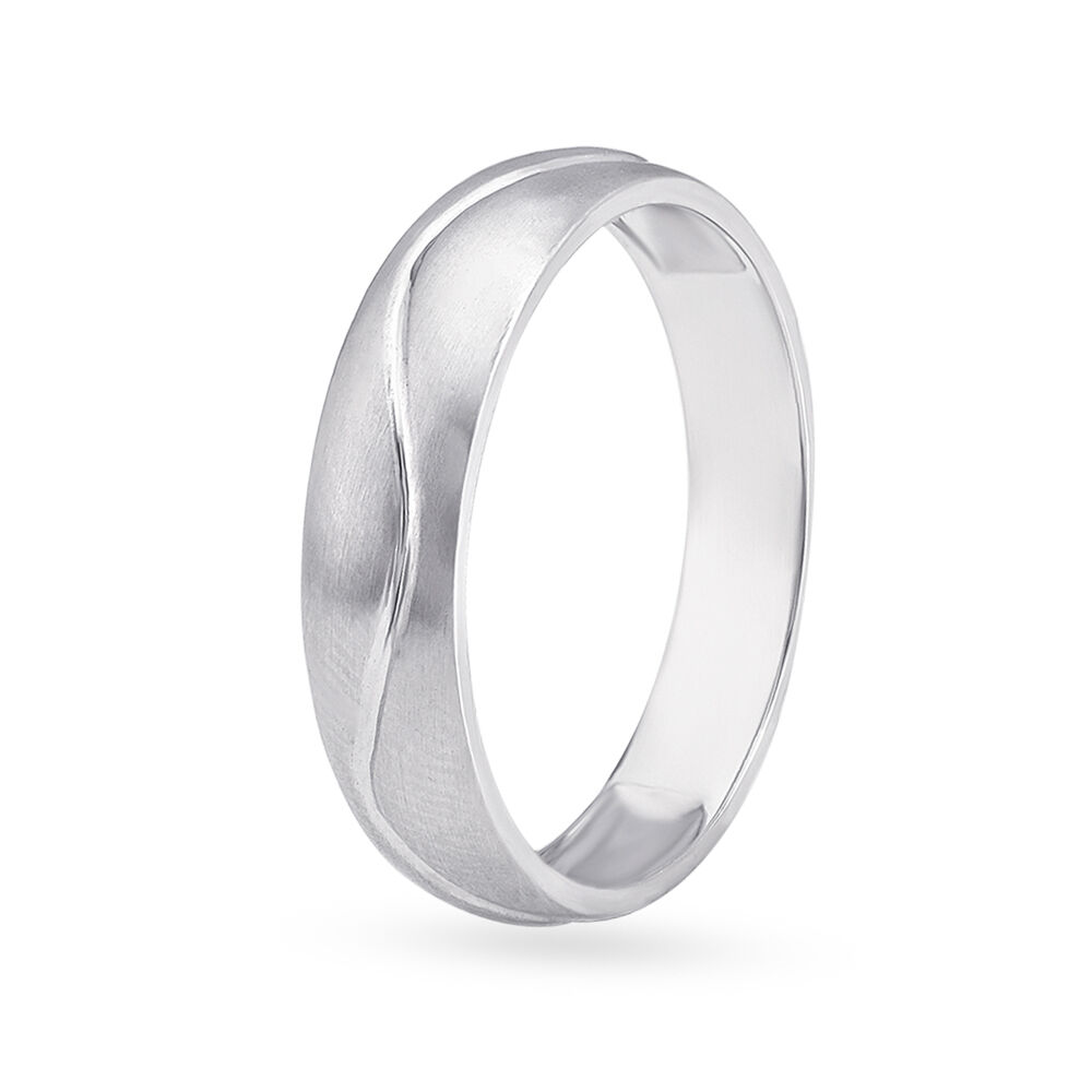 Buy Tanishq Textured 950 Platinum Ring for Women Online At Best Price @  Tata CLiQ