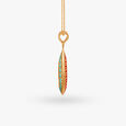 Charming Enamel Pendant and Earrings Set,,hi-res image number null
