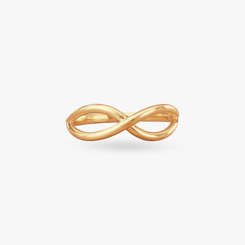 Infinity Embrace Gold Ring