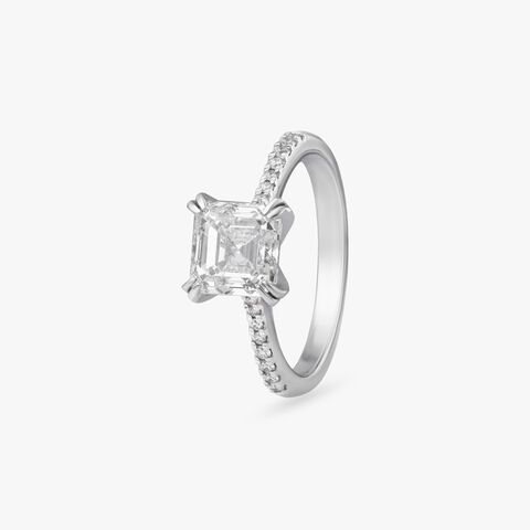 Stellar Poise Diamond Finger Ring