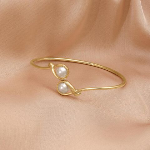 Chic Duo Pearl Bangle