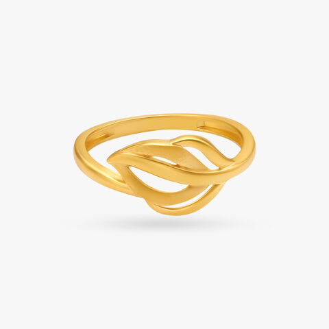 The Golden Leaf Ring alternate view 1