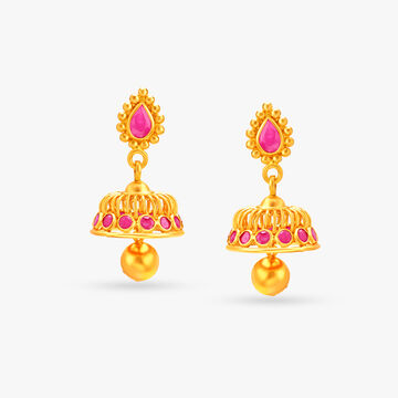 Feisty Gold Jhumkas