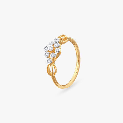 Twisted Vine Diamond Ring