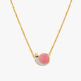 Serene Snail Pendant with Chain for Kids,,hi-res image number null