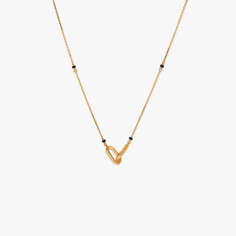 Angular Rhythm Gold Mangalsutra