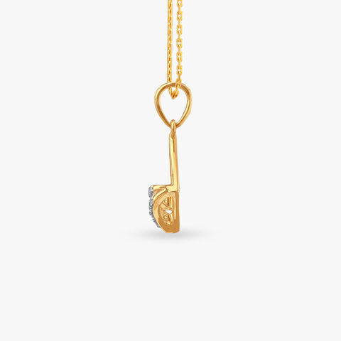 Luxe Angle Diamond Pendant