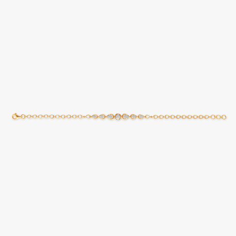 Teardrop Radiance Diamond Bracelet