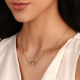 Meteor Charm 14KT Diamond Pendant with Chain,,hi-res image number null