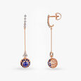 Bluebell Shimmer Diamond Drop Earrings,,hi-res image number null