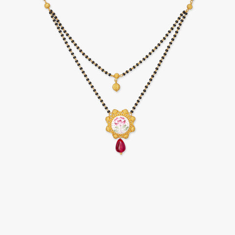 Lotus Reverence Gold Mangalsutra