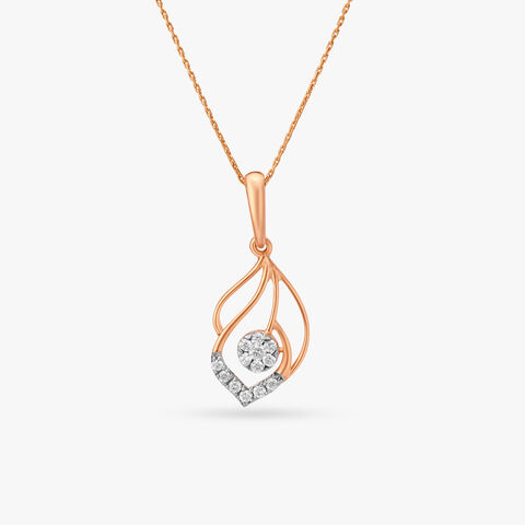 Gorgeous Geometric Diamond Pendant