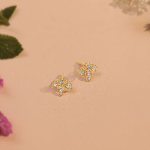 Dreamy Doodle Diamond Stud Earrings