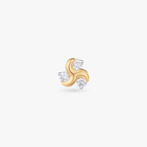 Twilight Spark Diamond Nose Pin