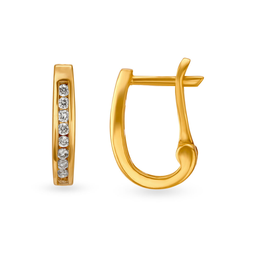 Tanishq diamond cheap bali earrings