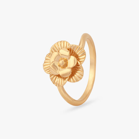 Petal Layer Gold Ring