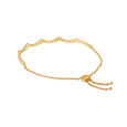 18kt Yellow Gold & Diamond Bangle - Dainty Silver Lining,,hi-res image number null