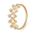 Contemporary Modern Design Diamond Finger Ring,,hi-res image number null