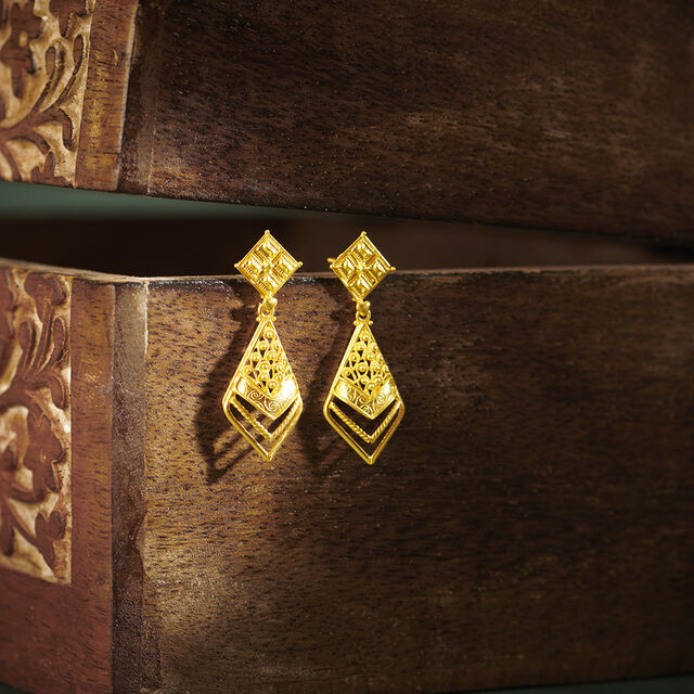 Radiant Traditional Drop Earrings,,hi-res image number null
