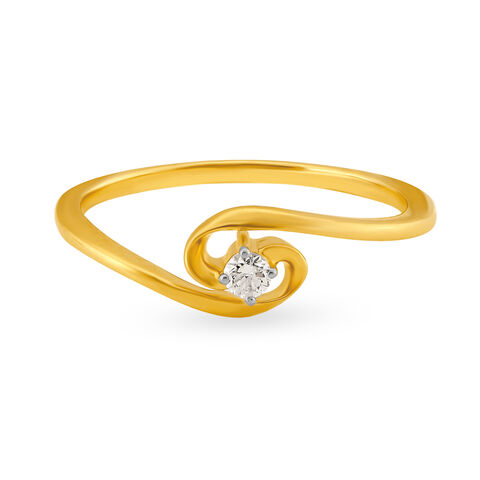 Delicate Graceful Diamond Ring