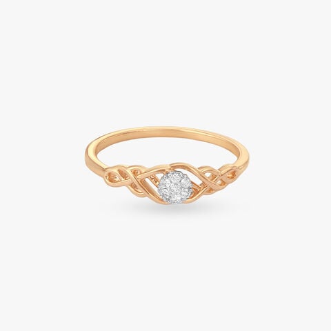 Infinity Weave Diamond Ring