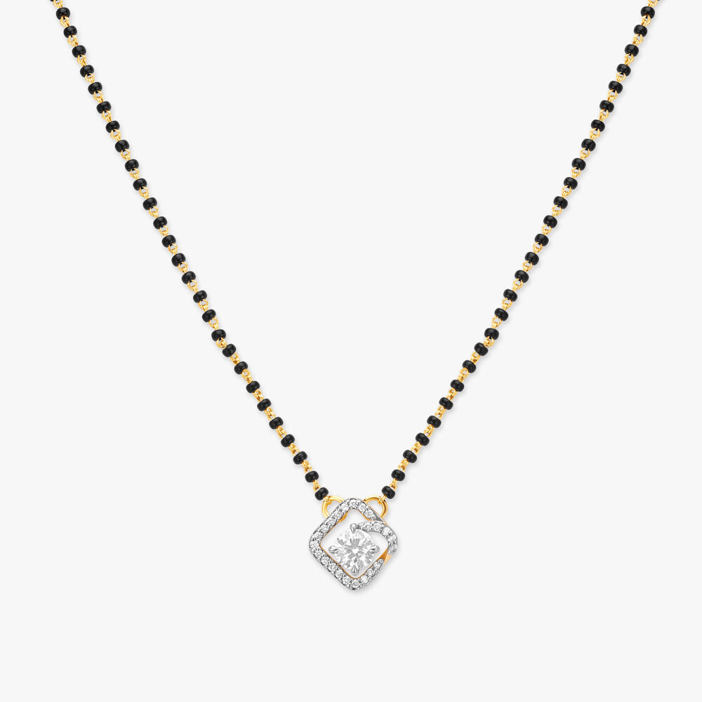 Solitaire mangalsutra tanishq clearance