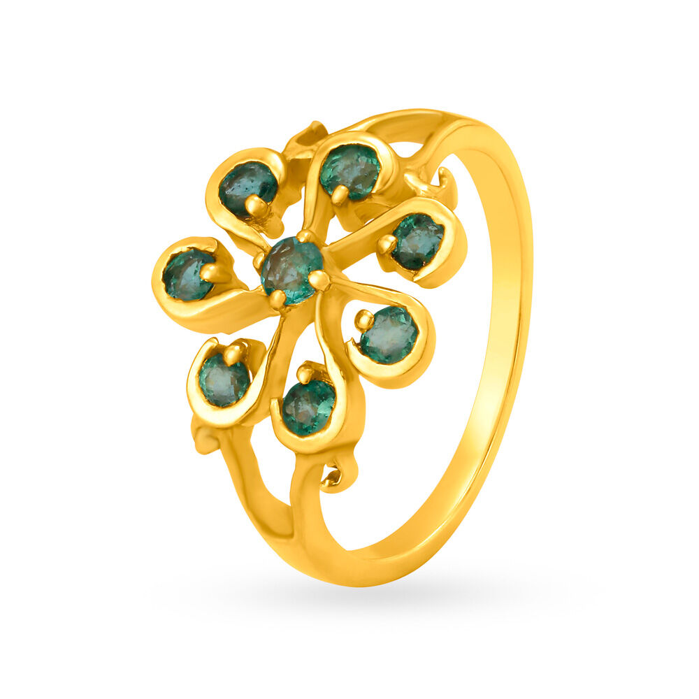 Buy SIDHARTH GEMS 5.00 Ratti Natural Emerald Ring (Natural Panna/Panna stone  Gold Ring) Original AAA Quality Gemstone Adjustable Ring Astrological  Purpose For Men Women By Lab Certified at Amazon.in