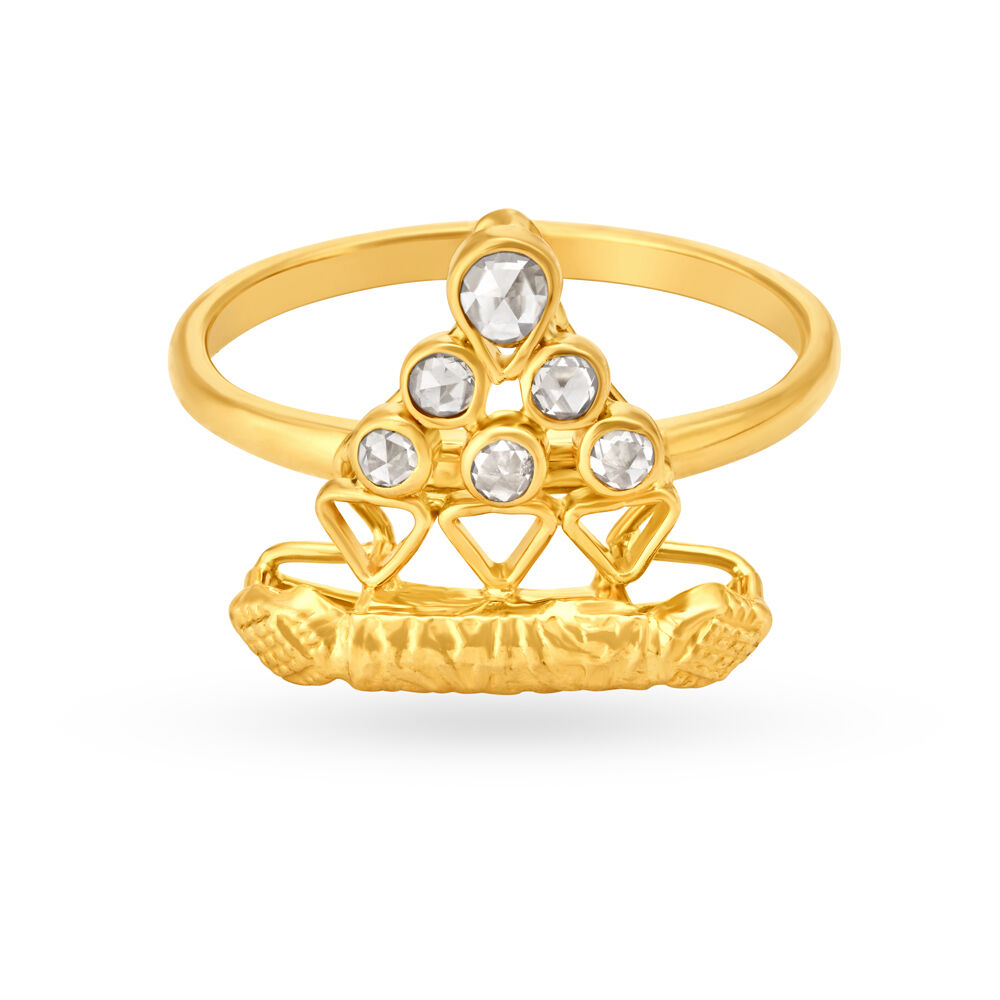 Polki shop ring tanishq