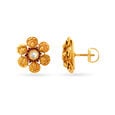 Ethnic Floral Stud Earrings,,hi-res image number null