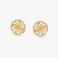 Sharp Spiral Stud Earrings,,hi-res image number null