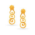 Statement Gold Drop Earrings,,hi-res image number null