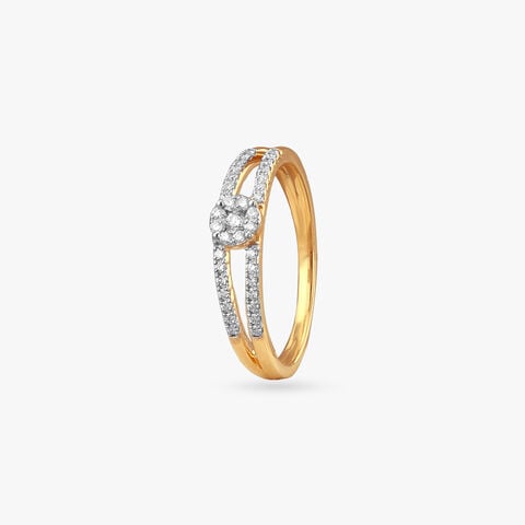Twin Sparkle Diamond Ring
