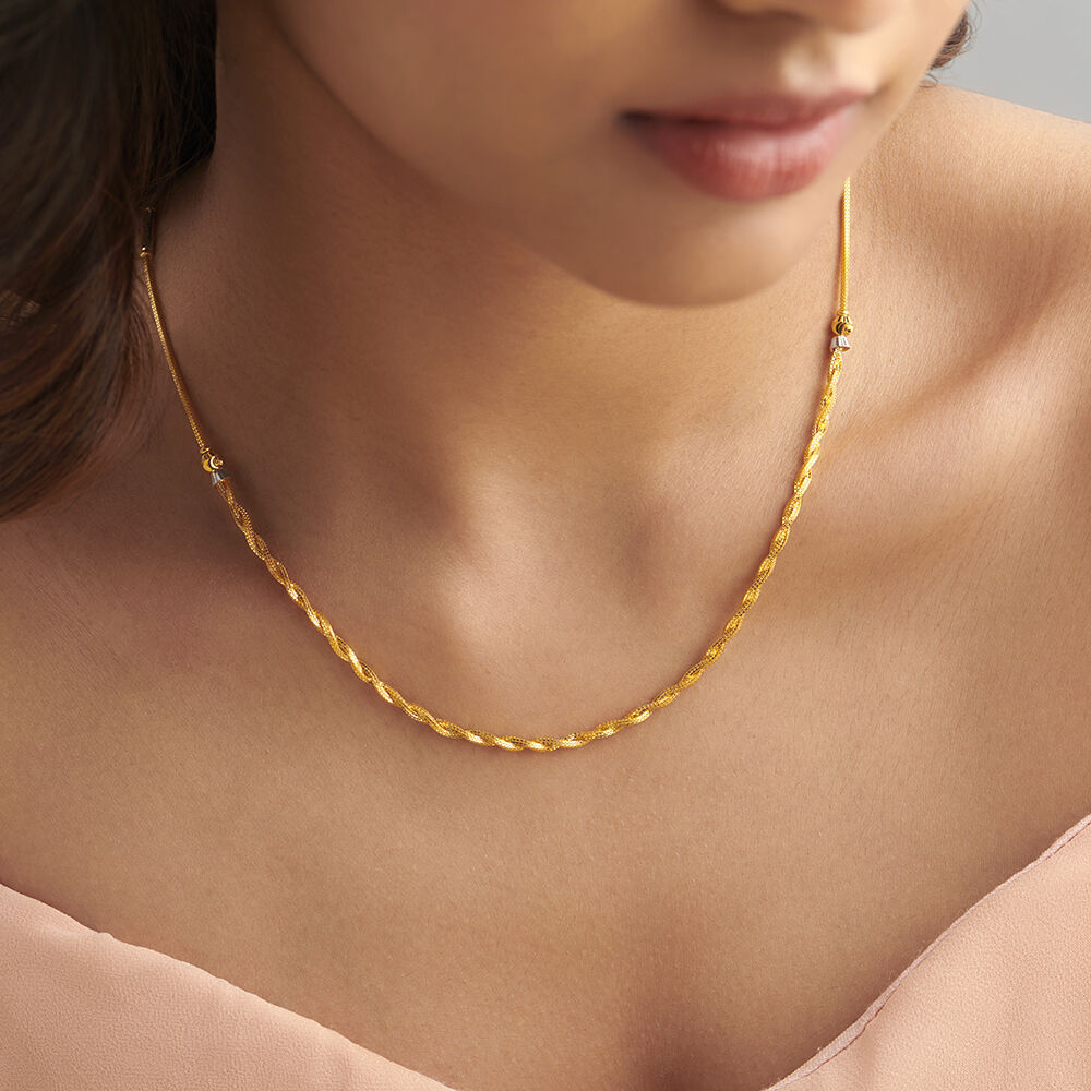 Gold chain for store women in tanishq