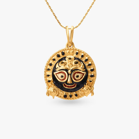 Jagannath Gaze Gold Pendant for Men