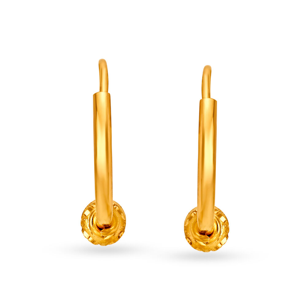 Delicate gold discount dangle earrings