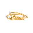 Contemporary Plain Gold Bangle for Kids,,hi-res image number null
